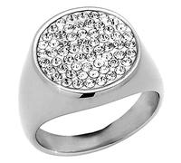 Beloved ❤️ Anello da Donna Round Pavè in Acciaio Inossidabile - Varie Misure, Anallergico, Alta qualità (Round, 16)