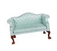 BELOWSYALER 1/12 Scala di Legno Dollhouses Soggiorno Trapuntato Divano Singolo o Doppio Sedie Per Miniatura Home Decors