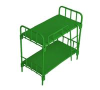 BELOWSYALER 1/12 scala miniatura letto a castello con scala per case delle bambole Decors progettazione robusta di risparmio di spazio