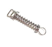 BELOWSYALER 1/4/10pcs Portatile Tenda da Campeggio Fissa Fibbia di Tensione Molla di Fissaggio Tenda Accessori Facile Da Usare In Acciaio Inox Campeggio Molla Fibbia