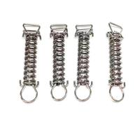 BELOWSYALER 1/4/10pcs Portatile Tenda da Campeggio Fissa Fibbia di Tensione Molla di Fissaggio Tenda Accessori Facile Da Usare In Acciaio Inox Campeggio Molla Fibbia