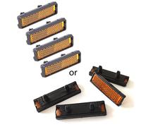 BELOWSYALER 4 Pz/set Pedale Riflettore Notte Ciclismo Riflettente Bike Accessorio Die Cuts Per La Creazione Di Carta Su Parole