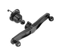 BELOWSYALER Adattatore splitter da 1 a 2 teste con supporto per telefono per supporto per testa adattatore connettore di estensione base