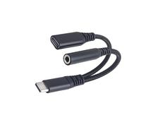 BELOWSYALER Alluminio USB C Cuffie Splitter di Ricarica Suono HiFi 2 in 1 Adattatore Auricolare per Tablet Telefoni Adattatore per Cuffie con Ricarica