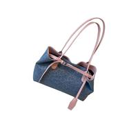 BELOWSYALER Borsa a tracolla da donna in finta pelle, alla moda, con manico superiore, borsa a tracolla in pelle, Blu, One Size