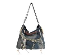 BELOWSYALER Borsa a tracolla morbida borsa da donna alla moda con finiture distintive e fascino vintage borsa da donna di grande capacità