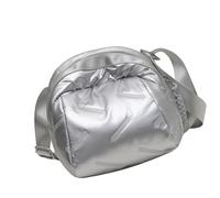 BELOWSYALER Borse a tracolla alla moda con tracolla regolabile borse a tracolla da donna borse Hobos trapuntate piccole piccole per le donne, Argento, One Size