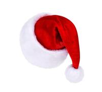 BELOWSYALER Cappello di Babbo Natale alla moda da indossare unisex con dettagli caldi squisiti per attirare l'attenzione di tendenza forniture di Capodanno cappelli di Babbo Natale per adulti