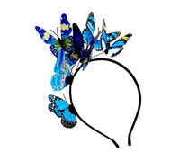 BELOWSYALER Cerchietto per capelli elegante con farfalla, accessorio per donne e ragazze, per feste di Halloween, cosplay, sposa