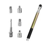 BELOWSYALER Chiave professionale da 3/4" con prolunga e 4 bussole per meccanici e progetti, chiave in acciaio resistente