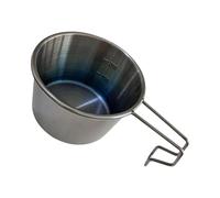 BELOWSYALER Ciotola da campeggio in acciaio inossidabile resistente alla ruggine 200 ml pentole all'aperto adatto per escursioni zaino in spalla picnic campeggio in acciaio inossidabile