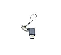 BELOWSYALER Convertitore portatile per telefono tablet tipo C femmina a mini USB maschio adattatore con cinghia supporto trasferimento dati ricarica da tipo C a mini USB adattatore connettore con