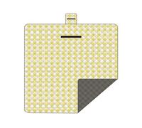 BELOWSYALER Coperta portatile da picnic pratica tappetino pieghevole modello griglia tappeti da spiaggia per picnic campeggio viaggi concerti all'aperto campeggio pad terra