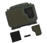 BELOWSYALER Custodia per attrezzature da esterno con pannello trasparente in nylon trama adatta per smartphone Video attacchi rapidi sistemi di custodia per telefono esterna in nylon