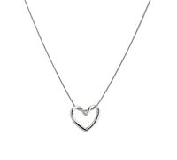 BELOWSYALER Dolce E Fresco Girando Amore Hollow Collana Luce Lusso Catena Del Collo Freddo Moda Temperamento Collana Girando Amore Cuore Pendente Per Le Donne
