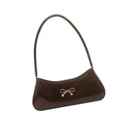 BELOWSYALER Elegante borsa a tracolla leggera in PU con fiocco per ascelle perfetta per lavoro o abbigliamento casual in PU