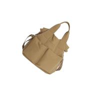 BELOWSYALER Elegante borsa a tracolla oversize unisex per donne e ragazze pratica borsa a tracolla in nylon borsa da lavoro borsa per pendolari di grande capacità, cachi, One Size