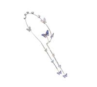 BELOWSYALER Elegante cerchietto per capelli con nappe per feste di compleanno, matrimonio, copricapo per ragazze