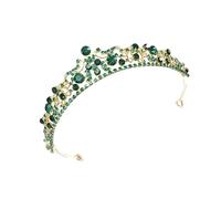 BELOWSYALER Elegante diadema da sposa con strass, per cerimonia di fine anno, concorso, evento reale, copricapo