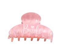 BELOWSYALER Fermaglio per capelli con stampa scritta per sposa, accessori per feste di nozze, presa forte, molla, per eventi formali