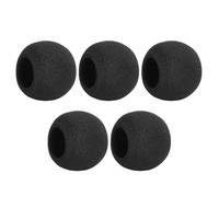 BELOWSYALER Filtro per microfono adatto per 58 SM48 riduce gli effetti indesiderati, installazione semplice per un suono chiaro, 55 x 45 mm, copertura per spume pickup, nero