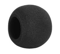 BELOWSYALER Filtro per microfono adatto per 58 SM48 riduce gli effetti indesiderati, installazione semplice per un suono chiaro, 55 x 45 mm, copertura per spume pickup, nero