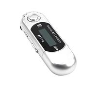 BELOWSYALER Lettore MP3 USB con slot per schede e display LCD Alimentazione da 3A Spine Batteria Gioca per Lettore Musicale Esterno