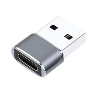 BELOWSYALER Metallo USB A Tipo C Adattatore Facile Installazione Plug and Play Per Mobile PC Accessori Rapido Trasferimento File 480Mbps USB C Maschio A Femmina Converter