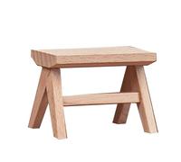 BELOWSYALER Miniatura case delle bambole in legno sedia/tavolo scala 1/12 non verniciato case delle bambole mobili per scena e modello display paesaggio