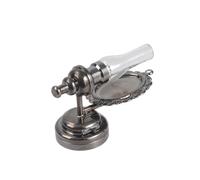 BELOWSYALER Miniatura Stile Europeo Lampada Da Parete Con Ombra Trasparente E Illuminazione A LED Per 1/12 Scala Dollhouses Accessori
