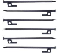 BELOWSYALER Pesante Tipo Tenda Pali Per Campeggio Escursionismo Spiaggia Acciaio Antiruggine Stabilità Multipla Terreno Sicuro Resistenza Al Vento Accessori Da Camp