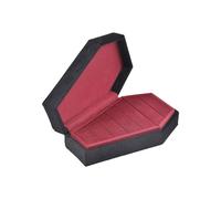 BELOWSYALER Scatole portaoggetti,portagioie a Forma di bara Gotica,Eleganti Anelli in Velluto,Scatola Girocollo,Custodia per Gioielli di Halloween,Decorazioni per Ragazze