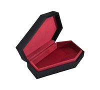 BELOWSYALER Scatole portaoggetti,portagioie a Forma di bara Gotica,Eleganti Anelli in Velluto,Scatola Girocollo,Custodia per Gioielli di Halloween,Decorazioni per Ragazze