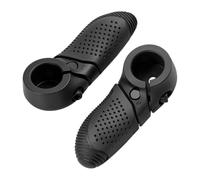 BELOWSYALER Set di estensioni per i ciclisti di tutti i | Aggiunte ergonomiche testurizzate con impugnatura curva, struttura a morsetto, coppia di nylon, finitura nera