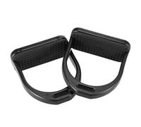 BELOWSYALER Staffe leggere con cuscinetti in gomma antiscivolo per una corsa sicura a cavallo e allenamento equestri fatiche riducendo le staffe