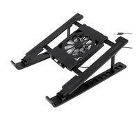 BELOWSYALER Supporto di raffreddamento del computer portatile regolabile Design portatile pieghevole con ventola a velocità multipla per flussi d'aria ottimali Pad di raffreddamento a velocità