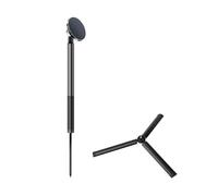 BELOWSYALER Supporto telescopico per telefono in metallo con testa girevole e punte per appassionati di attività all'aperto, monopiede da golf, selfiatore da golf, picchi da terra