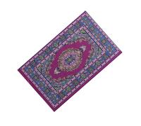 BELOWSYALER Tappeto etnico tradizionale in miniatura per case delle bambole in scala 1/12, accessori decorativi per soggiorno