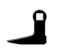 BELOWSYALER Tipo compatto L strumento di leva del compatto del veicolo trattato termicamente per smontaggio e manutenzione degli assi automobilistici di alta durezza Finitura nera fosfatata