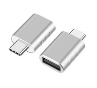 BELOWSYALER USB 3.2 Tipo C a USB una funzione convertitore 10Gbps Velocità di trasferimento Alloggiamento in alluminio per telefoni Tablet Laptop Alluminio Tipo C OTG Converter