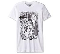 belowty ed edd N Eddy EDS TV Show Cartoon Network Bianco e nero Sketch maglietta adulto Tee, 0White, Medium