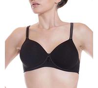 BELSENO LEPEL Reggiseno Senza Ferretto Cotone,Senza Cuciture Coppa c (4, Nero)