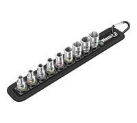 WERA 05003883001 - Steckschlüsselsatz, Belt 4, Außensechskant, 1/4”, 10