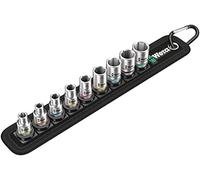 WERA 05003883001 - Steckschlüsselsatz, Belt 4, Außensechskant, 1/4”, 10