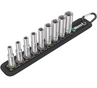 WERA 05004525001 - Socket wrench set, external hexagon, 1/4'' drive