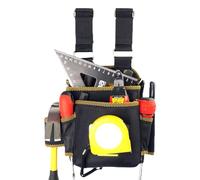 Belt Bag - Fanny Pack | Waterproof Multiple Quick Release Waist Organiser Electrician Tool Pouch For Electricians, Carpenters, Camping And Hiking, Woodworking Tools