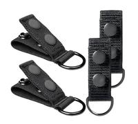 Belt Keepers 4 Pezzi Organizzatori per Cinghie | con Anello in Metallo Resistanti per Cintura Per Vigili del Fuoco Idraulici Meccanici Avventura Outdoor
