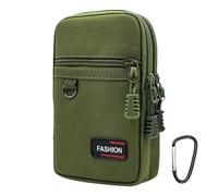 Belt Pouch - Premium Smartphone And Flashlight Holder, Features High-Denier Rip-Stop Ballistic Fabric For Extreme Durability | Reinforced Double-Stitched Belt Points Ensure Sec