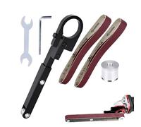 Belt Sander Adapter - Angle Grinder for Wood, Versatile Polisher Machine Accessory with Metal Polishing, Mini Grinder Sand Belts Tool for Pipe and Finishing Use