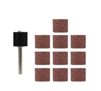 Belt Sander Paper,Sanding Belts Sanding Drums Kit Sanding Band 1/2 1/4 Inch Sand Mandrels 80/120/180Grit Fit For Nail Drill Rotary Abrasive Tools(11pcs,120)